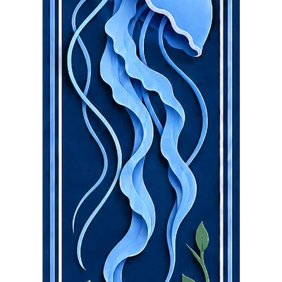 Kẹp Sách Hình Con Sứa (Jelly Fish Bookmark)