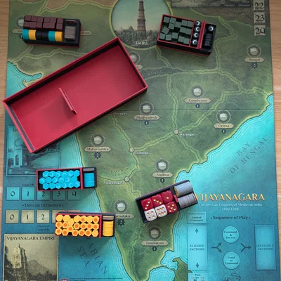 Khay Đựng Linh Kiện Board Game Vijayanagara - Tối Ưu Hóa Bàn Chơi