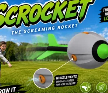 Tên lửa Screaming Rocket: Mô hình đồ chơi in 3D phát âm thanh độc đáo - Image 1