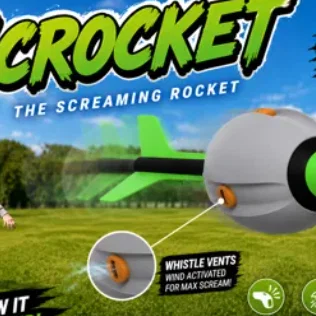 Tên lửa Screaming Rocket: Mô hình đồ chơi in 3D phát âm thanh độc đáo