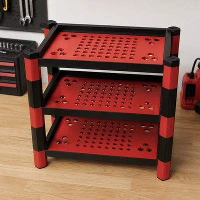 Kệ để đồ 3 tầng lắp ghép đa năng tiện ích