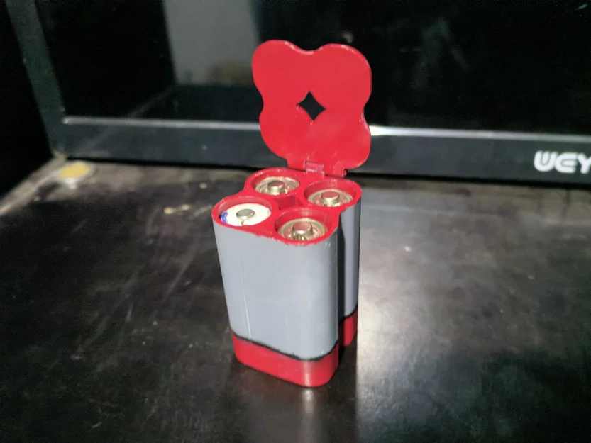 Hộp đựng 4 pin AA - Image 1