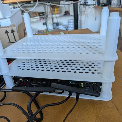 Giá đỡ 10 inch có thể xếp chồng (Mini Rack) cho góc làm việc