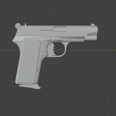 Mô hình súng ngắn Zastava Pistol - File in 3D chi tiết, sắc nét