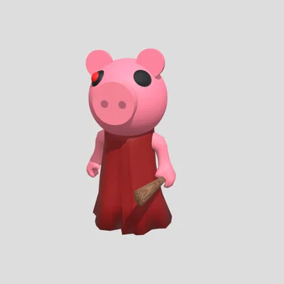 Mô hình 3D nhân vật Piggy từ game Roblox đáng yêu