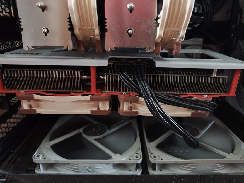 Giá đỡ quạt 120mm cho Sapphire Pure/Pulse 9070xt - Image 2