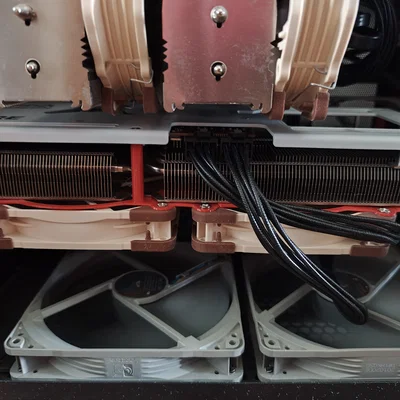Giá đỡ quạt 120mm cho Sapphire Pure/Pulse 9070xt