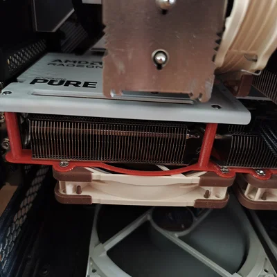 Giá đỡ quạt 120mm cho Sapphire Pure/Pulse 9070xt