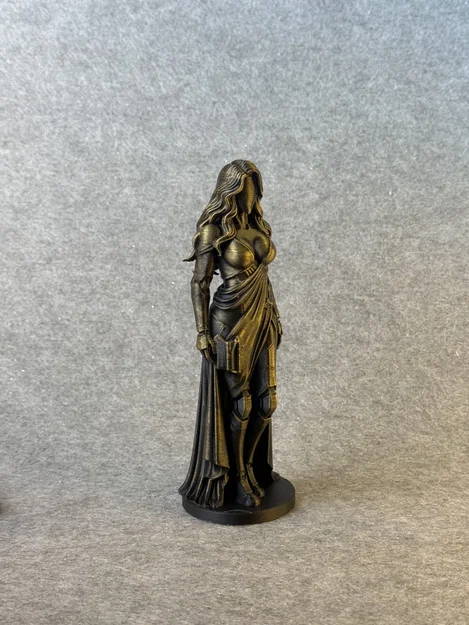 Mô hình 3D Cyborg Woman - Tượng nhân vật viễn tưởng cực đẹp - Image 2