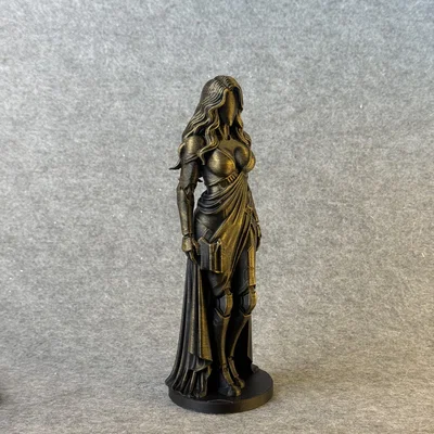 Mô hình 3D Cyborg Woman - Tượng nhân vật viễn tưởng cực đẹp