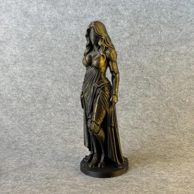 Mô hình 3D Cyborg Woman - Tượng nhân vật viễn tưởng cực đẹp