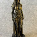 Mô hình 3D Cyborg Woman - Tượng nhân vật viễn tưởng cực đẹp - Thumbnail 4