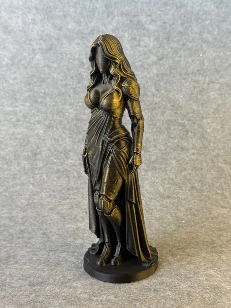 Mô hình 3D Cyborg Woman - Tượng nhân vật viễn tưởng cực đẹp - Image 5