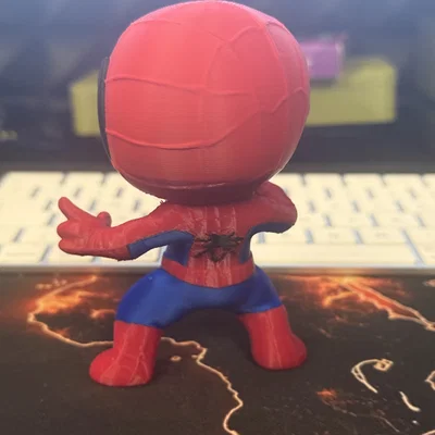 Mô hình 3D Cute Spiderman: Người Nhện nhỏ nhắn cực kỳ đáng yêu