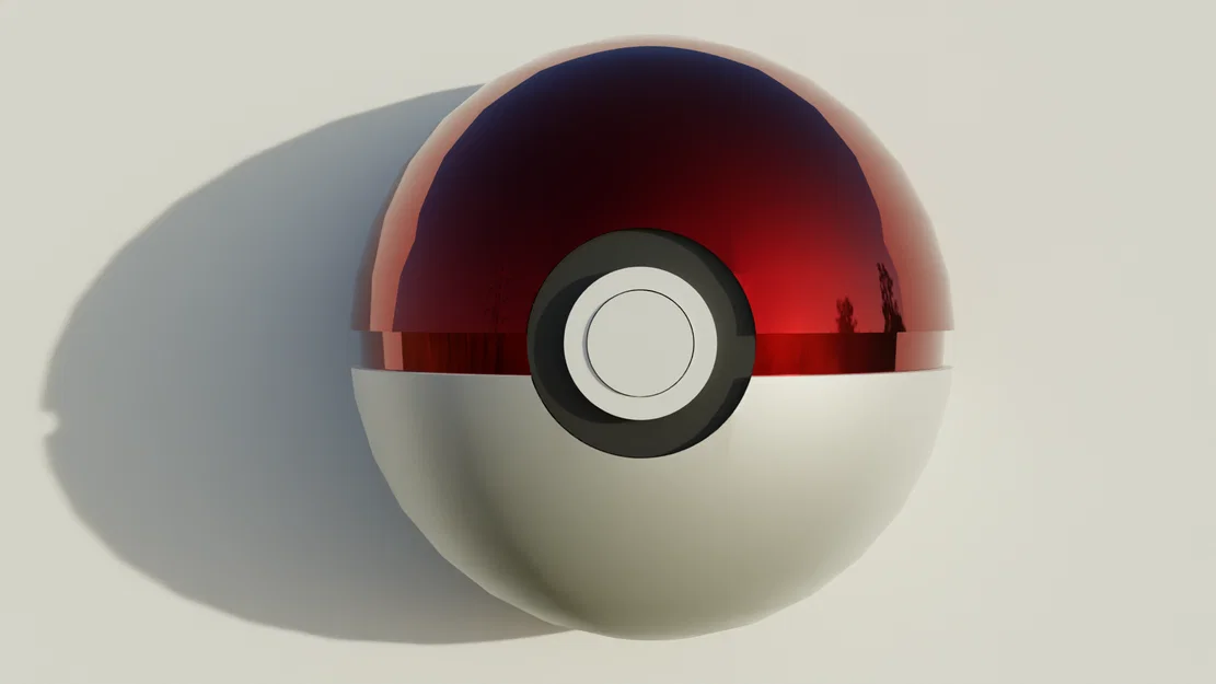 Móc khóa Poké Ball - Mô hình in 3D - Image 3