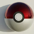 Móc khóa Poké Ball - Mô hình in 3D - Thumbnail 3
