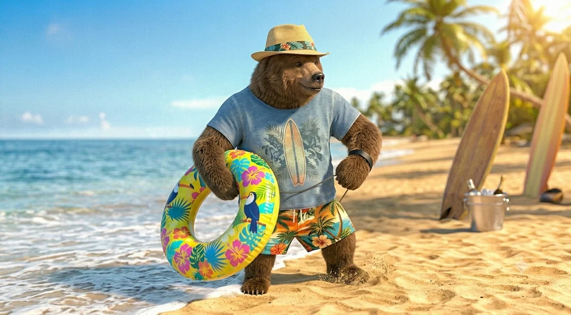 Gấu Bear/Bär 5# WildRock Animals phiên bản Mùa Hè - Image 1