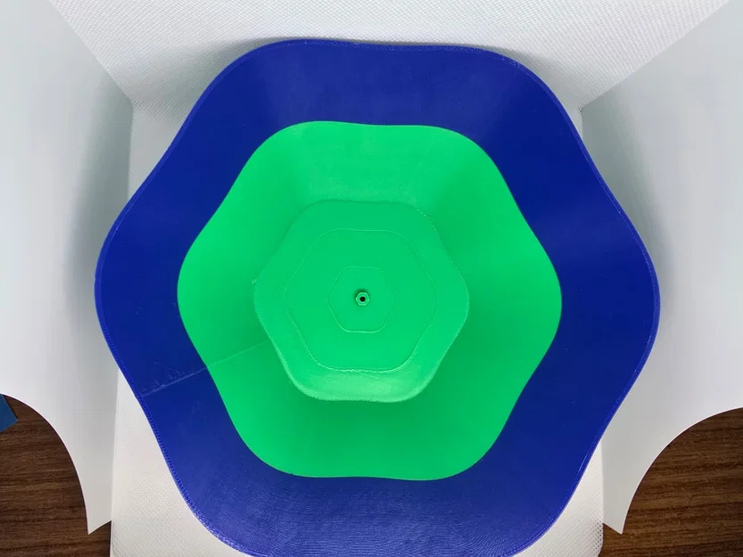 Chậu cây đa diện dáng vát (206mm) - Image 2