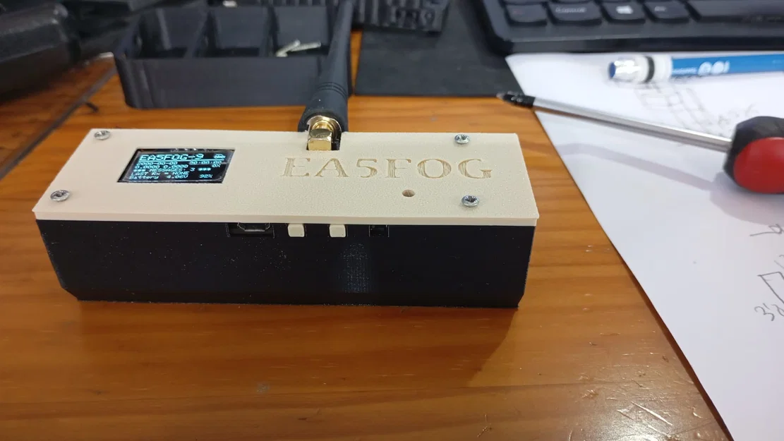 Vỏ bảo vệ cho Lilygo T-Beam có khe gắn ăng-ten GPS lớn (APRS, Lora hoặc Meshtastic) - Image 2