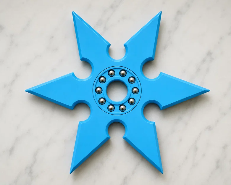 Mô hình phi tiêu Shuriken Fidget Spinner in 3D độc đáo - Image 1