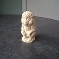 Mô hình chú khỉ nhỏ đáng yêu (Cute Sitting Monkey) - Thumbnail 1