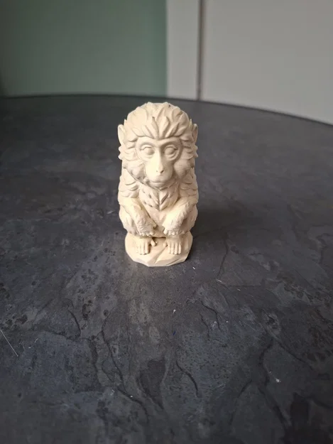 Mô hình chú khỉ nhỏ đáng yêu (Cute Sitting Monkey) - Image 2