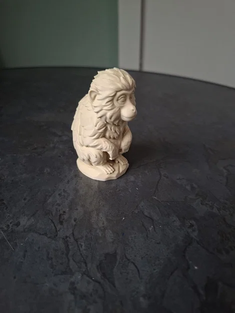 Mô hình chú khỉ nhỏ đáng yêu (Cute Sitting Monkey) - Image 4