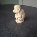 Mô hình chú khỉ nhỏ đáng yêu (Cute Sitting Monkey) - Thumbnail 6