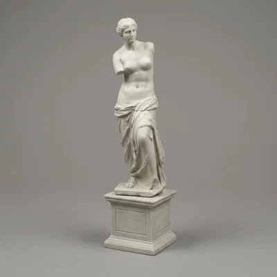 Mô hình 3D Tượng thần Vệ Nữ (Venus de Milo) nghệ thuật cổ điển