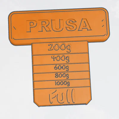 Thước đo định lượng filament Prusa: Quản lý nhựa in 3D cực chuẩn