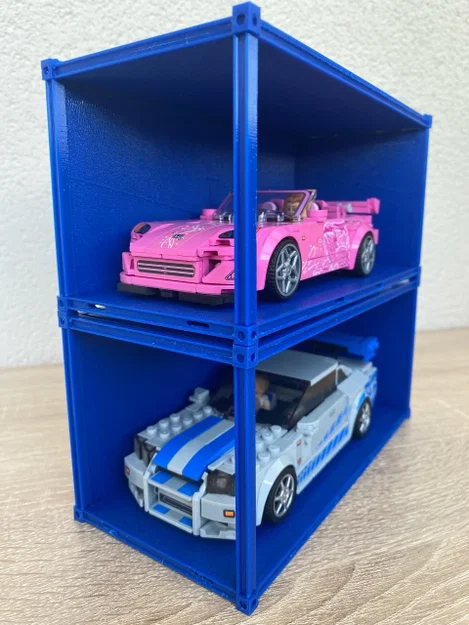 Kệ trưng bày Lego Speed Champions dạng container modular - Image 1