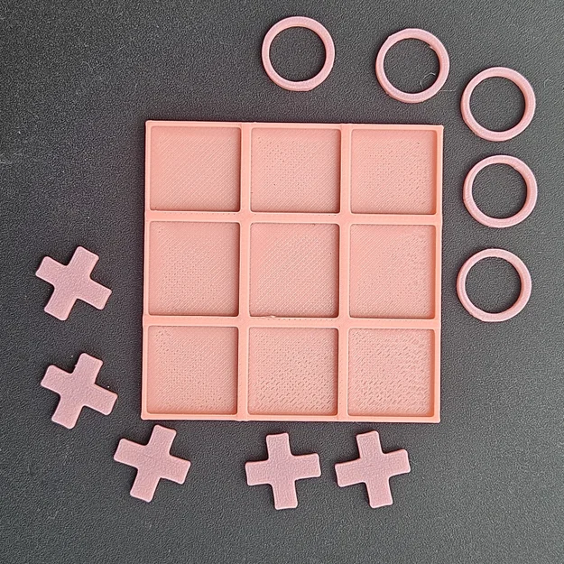 Bộ cờ ca-rô Tic Tac Toe in 3D độc đáo dễ thực hiện - Image 2