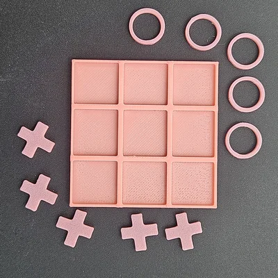Bộ cờ ca-rô Tic Tac Toe in 3D độc đáo dễ thực hiện