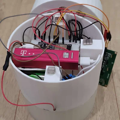 Mô hình chậu cây thông minh IOT (Segment 2) - Dự án in 3D DIY