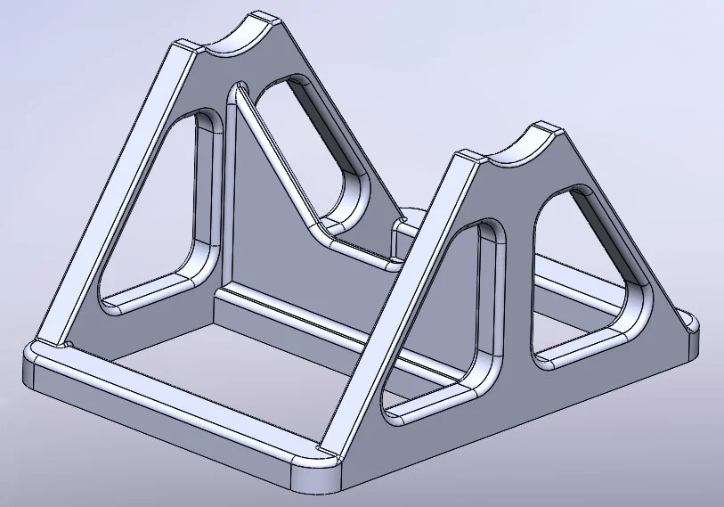 Giá đỡ tạ đơn nhỏ gọn (Compact Dumbbell Stand) in 3D tiện dụng - Image 1