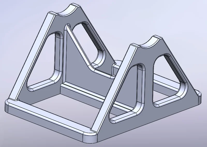 Giá đỡ tạ đơn nhỏ gọn (Compact Dumbbell Stand) in 3D tiện dụng