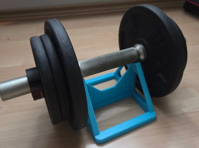 Giá đỡ tạ đơn nhỏ gọn (Compact Dumbbell Stand) in 3D tiện dụng - Image 2