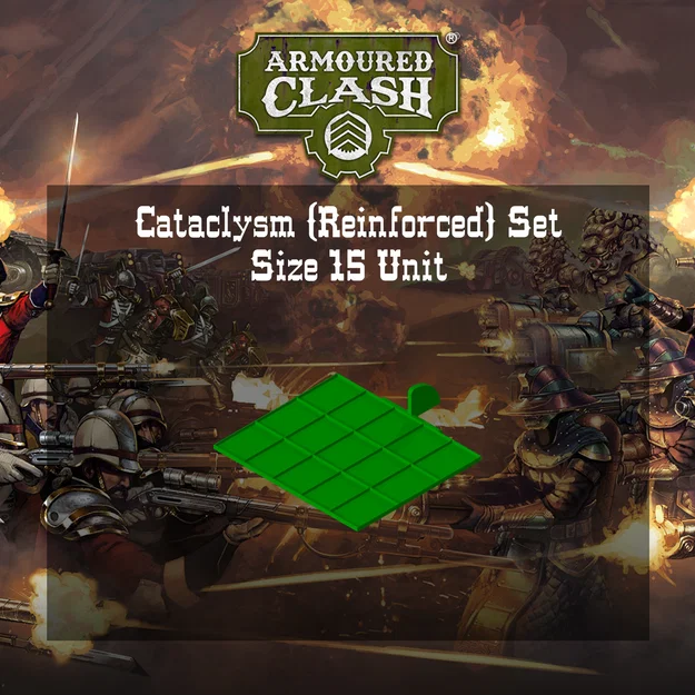 Khay di chuyển Armoured Clash (Dọc, cỡ lớn) có tay cầm - Image 23