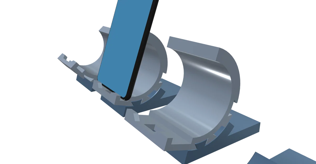 Giá đỡ điện thoại điều chỉnh được - Dễ in, không cần support - Image 3
