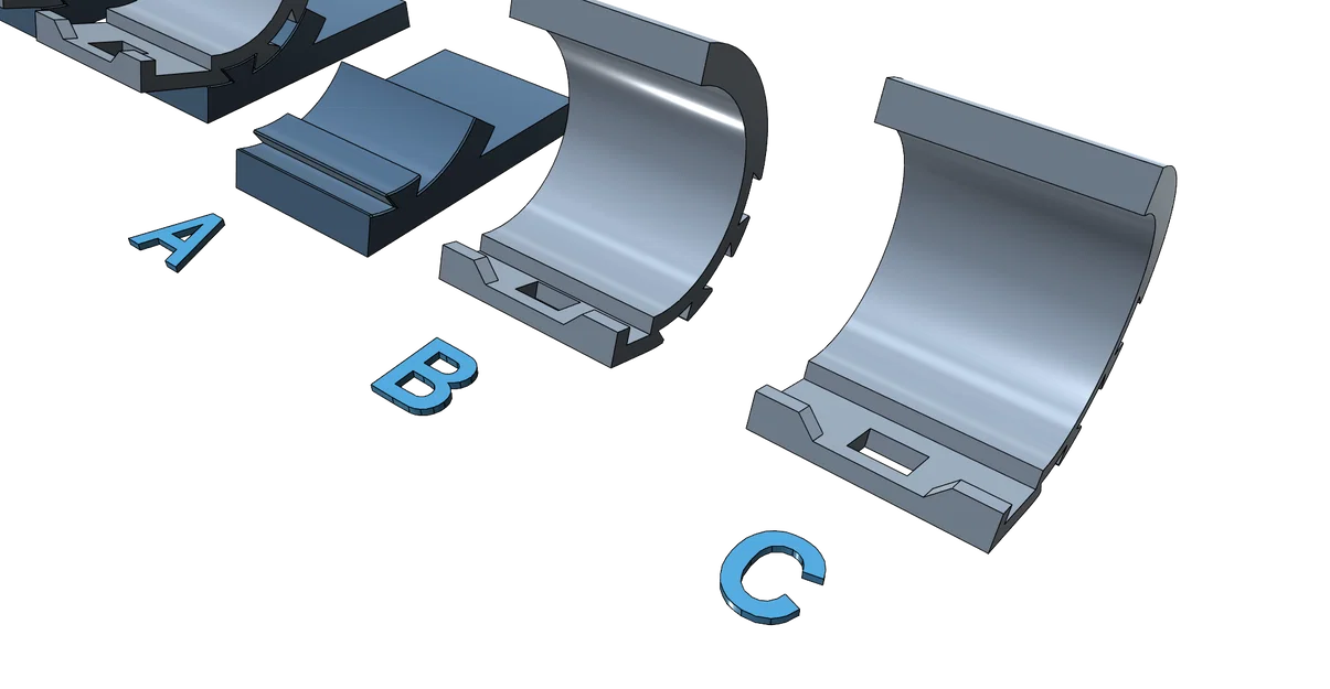 Giá đỡ điện thoại điều chỉnh được - Dễ in, không cần support - Image 4