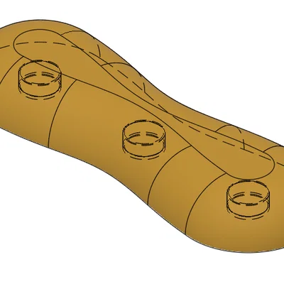 Mô hình Magnetic Peanut Fidget - Đồ chơi giảm stress độc đáo