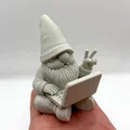 Mô hình Gnome dùng Laptop trang trí - Thumbnail 1