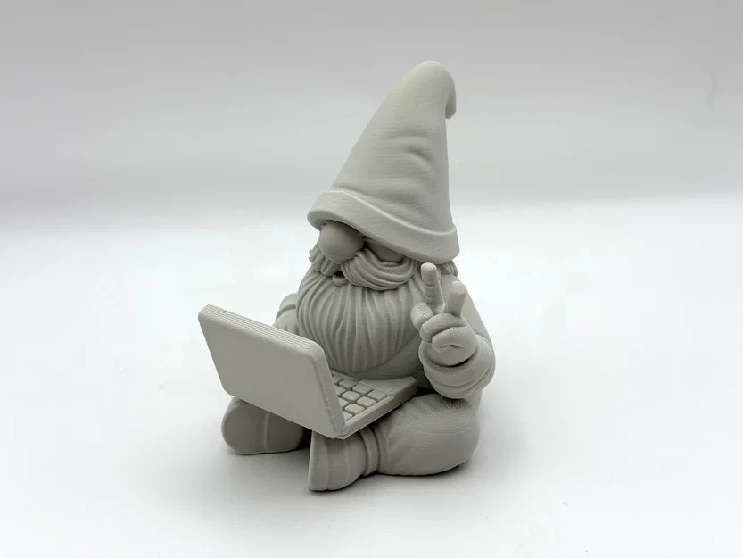 Mô hình Gnome dùng Laptop trang trí - Image 2