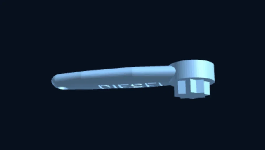 Chìa khóa Tời tàu & Nắp bình xăng/nước — Thiết kế tùy chỉnh (Parametric) - Image 3