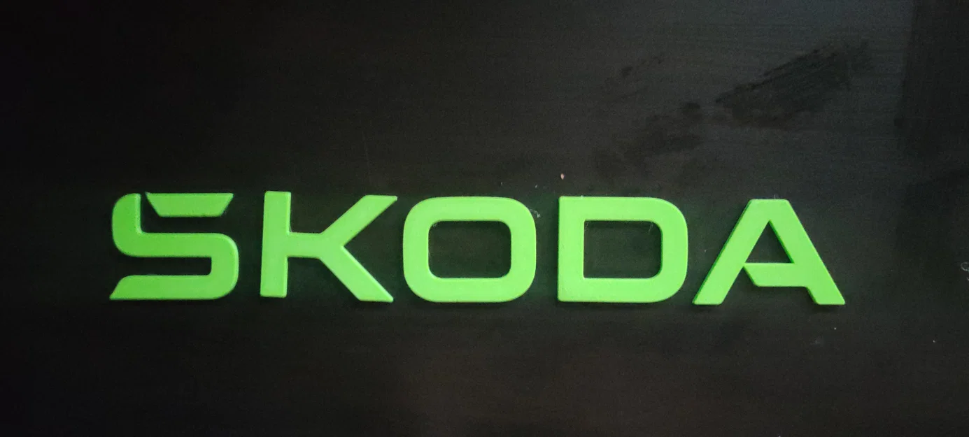 Mô hình logo Skoda phiên bản mới trang trí in 3D - Image 1
