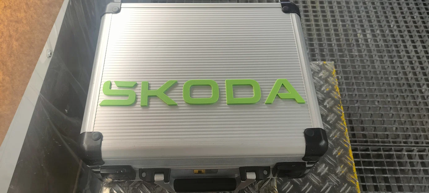 Mô hình logo Skoda phiên bản mới trang trí in 3D - Image 2