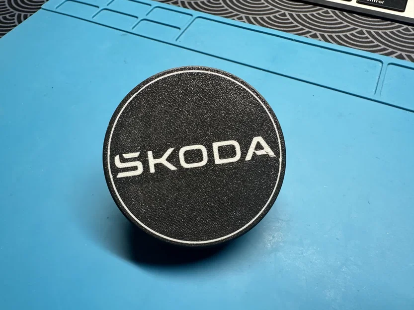 Nắp chụp mâm xe Skoda 56mm - Tự in 3D cực chất và bền bỉ - Image 1