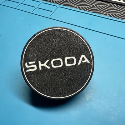 Nắp chụp mâm xe Skoda 56mm - Tự in 3D cực chất và bền bỉ