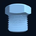 Nút bịt và Nắp ren BSP — G1/8 đến G2 (Parametric) - Thumbnail 2