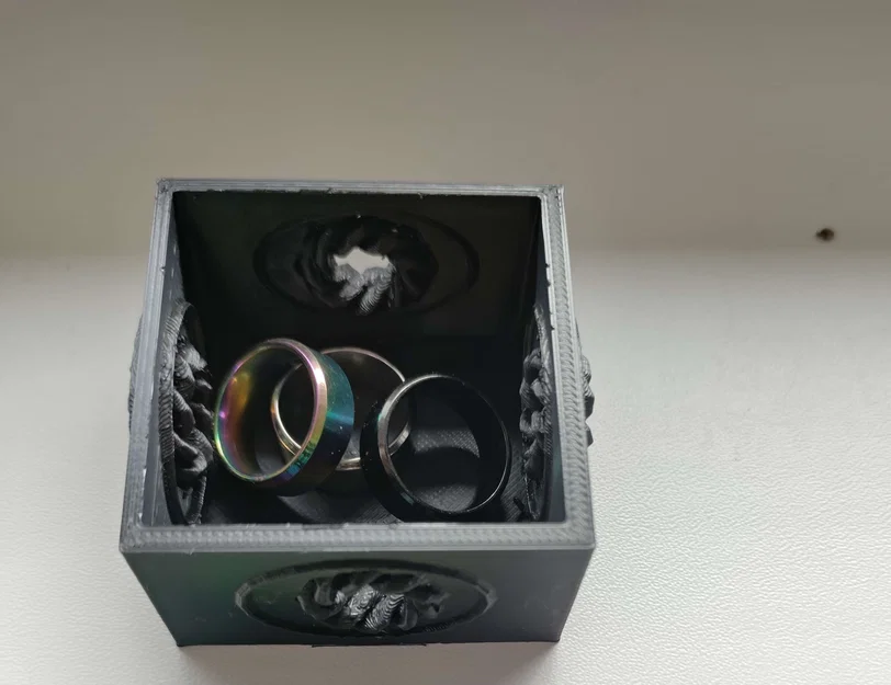 Hộp Đựng Nhẫn Trang Sức In 3D Gọn Gàng Tiện Lợi - Image 1